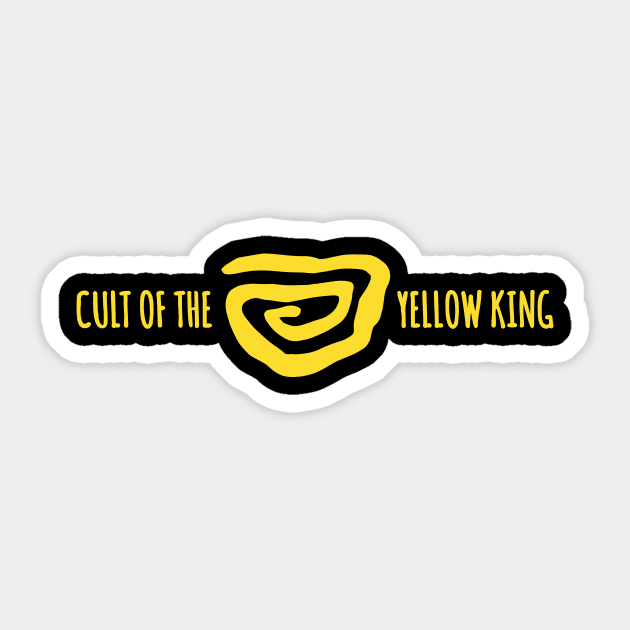 Yellow King Sticker by MindsparkCreative